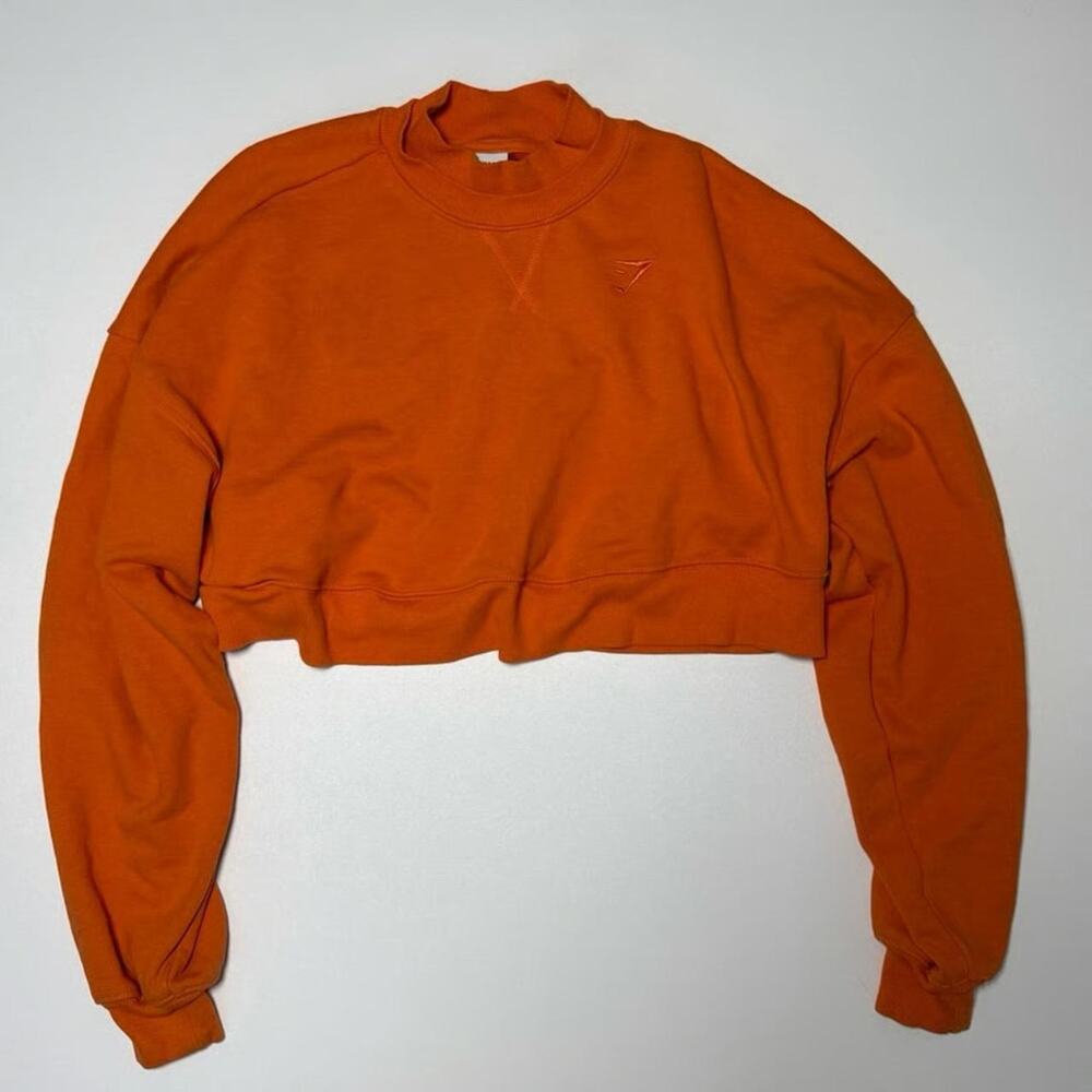 Gymshark Long Sleeve Cropped Crewneck Sweatshirt